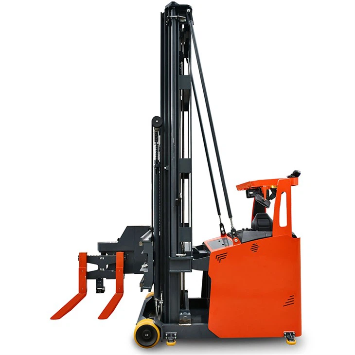 Электрический вилочный погрузчик с боковым узким проходом